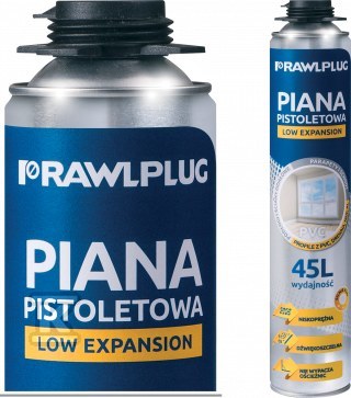 Piana pistoletowa niskoprężna do PVC, wydajność do 45l, 750ml RPP-PVC